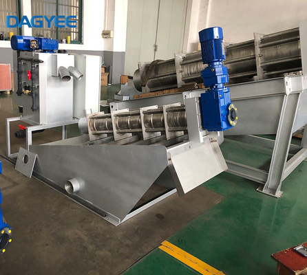 Cost Effective Dewatering Sludge Screw Press Dehydrator For Municipal Industrial Wastewater